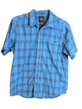 5.11 Tactical Wyatt Short Sleeve Plaid Button Down Shirt - Medium